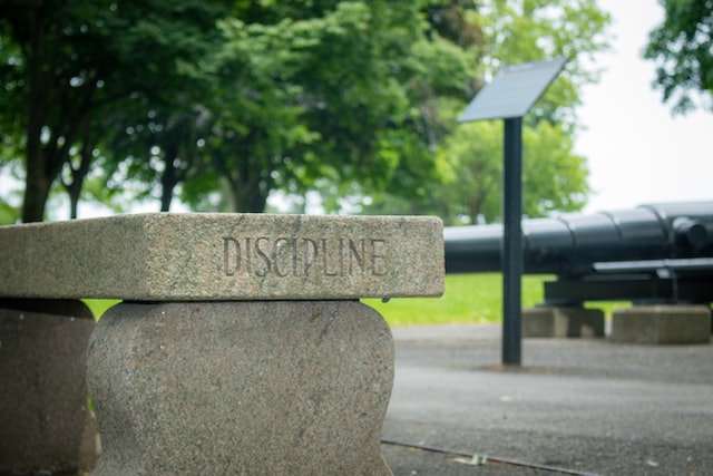 Discipline - Stone Bench